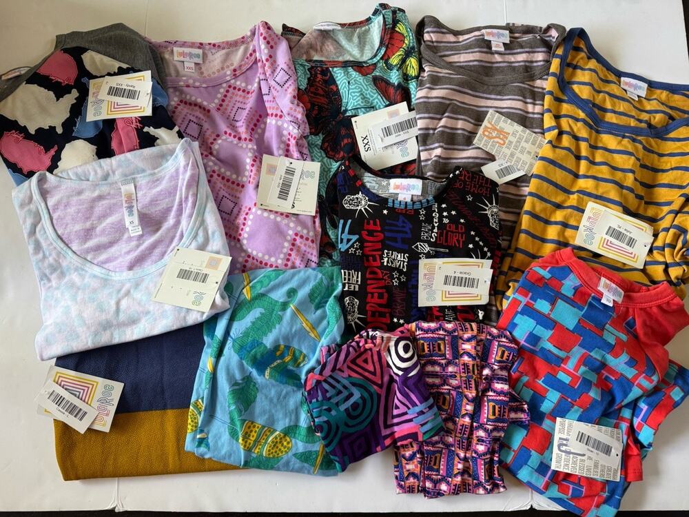 NWT LuLaRoe Mixed LOT Of 12 Julia Classic Randy Cassie Legging (4 Girls) #LLR35